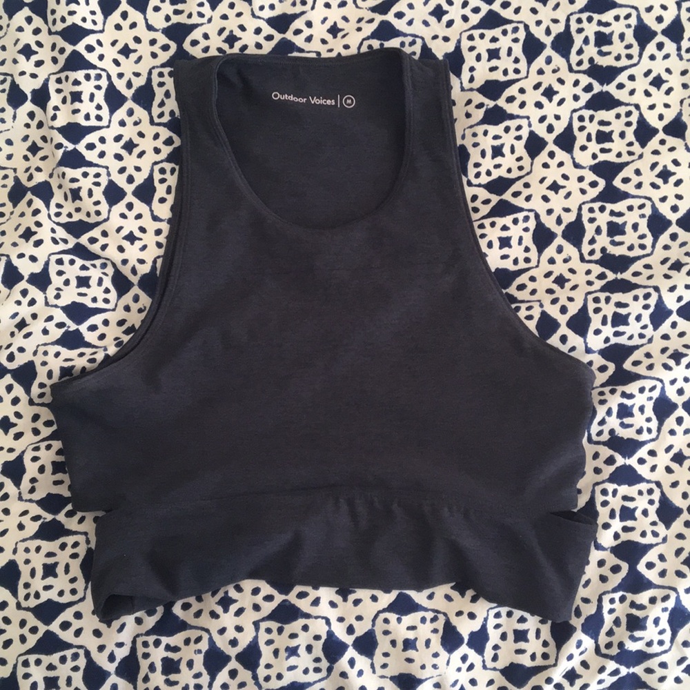 Outdoor Voices Slashback Crop NWOT